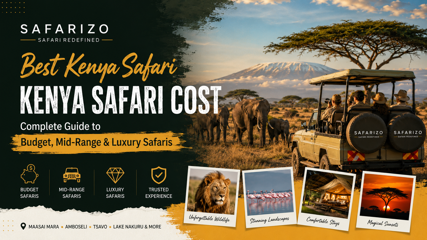 Kenya Safari Cost Complete Guide to Budget, Mid Range & Luxury Safaris