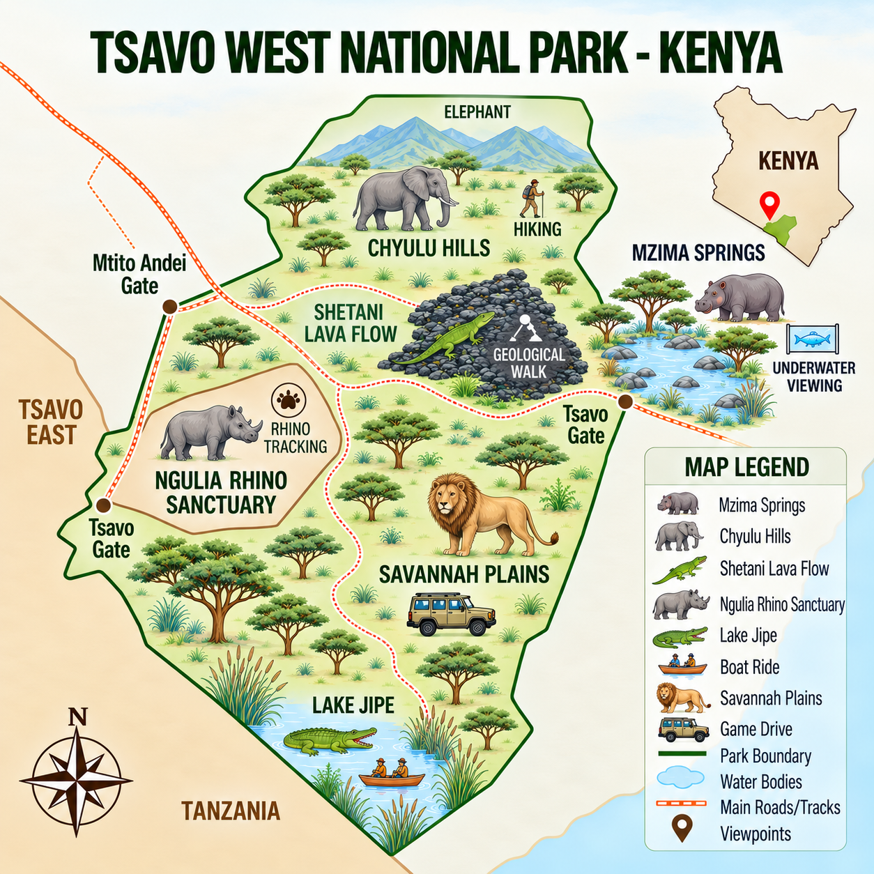 Tsavo West National Park