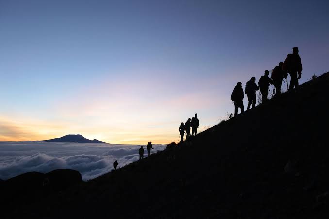 Trekking at Mount Meru