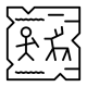 Pngtree cave painting line icon vector png 6675640